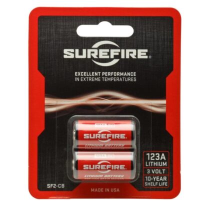 SureFire Lithium Battery 2 Pack Cards