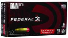 Federal 10mm Auto 205 Grain Syntech Jacket Lead Flat Nose - 50 Rounds