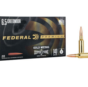Federal 6.5mm Creedmoor 140 Grain Open Tip Match - 20 Rounds