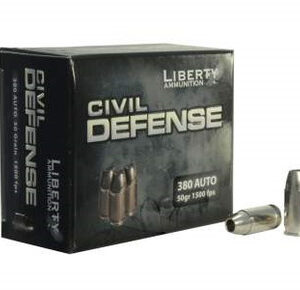 Liberty Ammunition .380 Auto 50 Grain Hollow Point Fragmenting Lead-Free - 20 Rounds