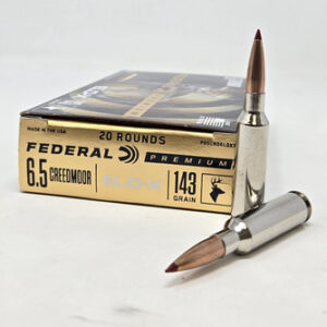 Federal 6.5mm Creedmoor 143 Grain ELD-X Ballistic Tip - 20 Rounds