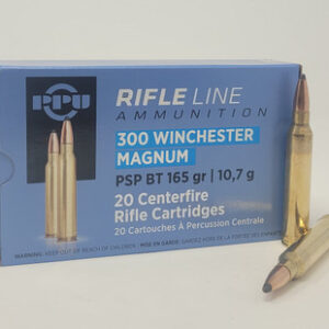 Prvi PPU .300 Win Mag 165 Grain Pointed Boat Tail Soft Point (SP) - 20 Rounds