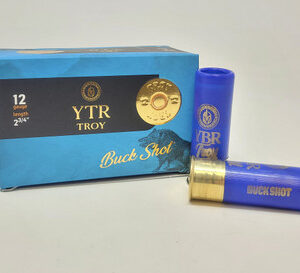 Troy 12 Gauge Ammunition 2-3/4" 00 Buckshot 9 Pellets Shotshell - 10 Rounds