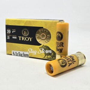 Troy 20 Gauge Ammunition Slug Storm 2-3/4" Slug 3/4oz Shotshell - 10 Rounds