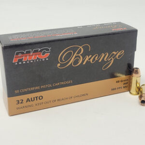 PMC .32 ACP 60 Grain Jacketed Hollow Point (HP) - 50 Rounds