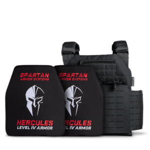 Hercules Level IV Ceramic Body Armor & Achilles Laser Cut Plate Carrier Package