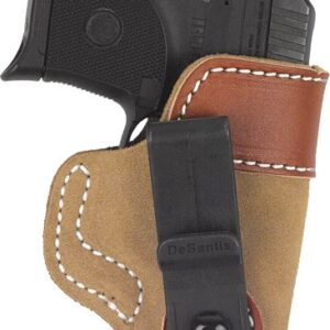 DESANTIS SOFT TUCK HOLSTER IWB - RH LEATHER S&W J FRM 2" NATURL