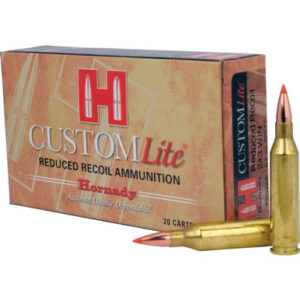Hornady 243 Winchester Ammunition Custom Lite Reduced Recoil H80466 87 Grain SST Ballistic Tip 20 Rounds