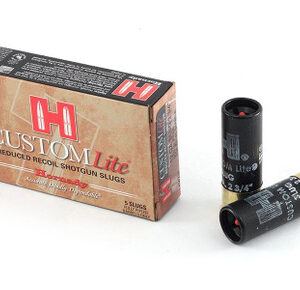 Hornady 12 Gauge Ammunition Custom Lite H86230 2-3/4" 300 Grain FTX Slug 1575fps 5 Rounds
