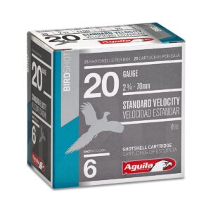 Aguila Ammunition 20ga Birdshot 2.75 inch Shotgun Shells - #6 Shot | 1oz | 1220 fps | 25rd Box