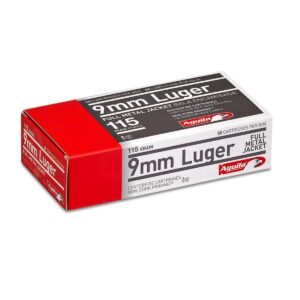 Aguila Ammunition 9mm Luger Handgun Ammo - 115 Grain | FMJ | 50rd Box