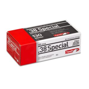 Aguila Ammunition .38 Special Handgun Ammo - 130 Grain | FMJ | 50rd Box
