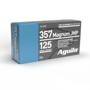 Aguila Ammunition .357 Magnum Handgun Ammo - 125 Grain | JHP | 50rd Box