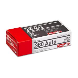 Aguila Ammunition .380 Auto Handgun Ammo - 95 Grain | FMJ | 50rd Box