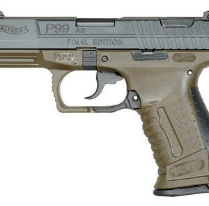 Walther 2874172CS P99 Final Edition Collector Set 9mm 4" 15+1 Black/OD Green W/ Holster and Knife