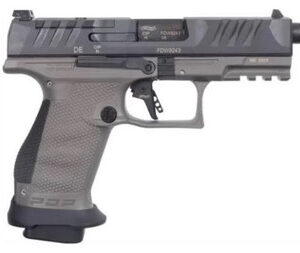 Walther 2876574 PDP Compact Pro SD OR 9mm 4.6" Threaded Barrel 18+1 Gray/Black Polymer