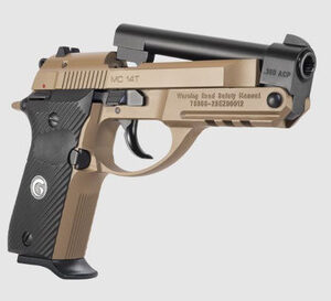 EAA Girsan 390860 MC14T Solution Tip-Up Barrel .380 ACP 4.5" 13+1 FDE/Black