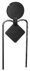 CHAMPION DURA-SEAL TARGET 4.5" - DOUBLE GONG ROUND/DIAMOND BLK