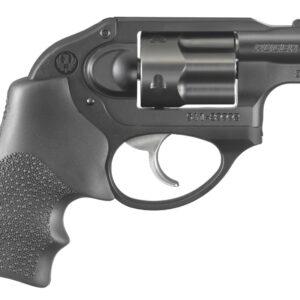 RUGER LCR 38SPC BL/HOGUE GRP 5RD DAO