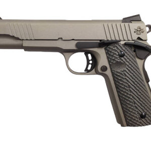 Rock Island Armory 56419 Rock Standard M1911 A1 FS 5" 45ACP 8+1 Gun Metal Gray Cerakote