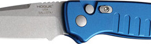 HOGUE BALLISTA-I BUTTON LOCK - AUTO TANTO BLADE MATTE BLUE