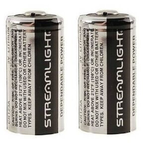 STREAMLIGHT CR2 LITHIUM BATTERIES 2PK