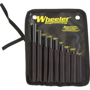WHEELER 9-PC ROLL PIN STARTER - SET W/STORAGE POUCH