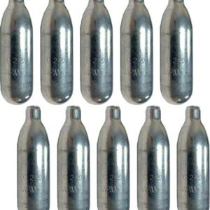 BYRNA 12 GRAM CO2 CARTRIDGES - 10 PACK ONLY 1 LUBRICATED