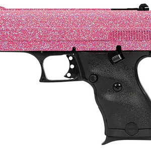 Hi-Point 916PISP 9mm Compact Poly-Frame Pistol Black/Pink Sparkle Slide