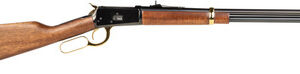 Rossi USA R92 Lever Action 920442013-GLD .44 Rem Mag 10+1 20" Black/Hardwood/Gold Accents