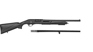Charles Daly 930.374 301 Pump-Action Shotgun Combo 12 Gauge 18.5"/28" 4+1 Black Synthetic