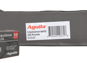 AGUILA 5.56X45 55GR FMJ 450RD - BATTLE PACKS 5/BATTLE PER CASE