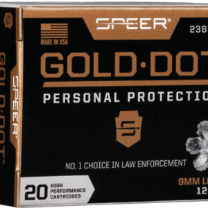 SPEER GOLD DOT 9MM LUGER - 124GR GDHP 20RD 10BX/CS