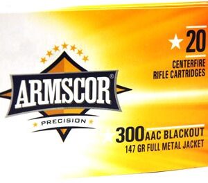 ARMSCOR 300 AAC 147GR FMJ - 20RD 10BX/CS