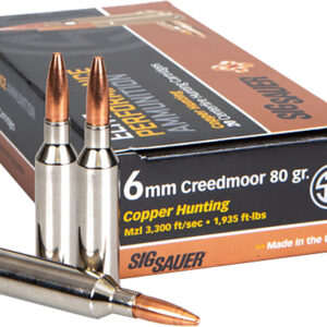 SIG AMMO 6MM CM 80GR ELITE - COPPER 20RD 10BX/CS