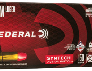 FEDERAL AE ACTION PISTOL 9MM - 150GR TSJ FN 50RD 10BX/CS
