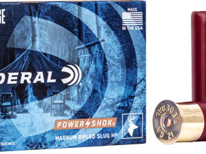 FEDERAL POWER SHOK 12GA 3" - 1-1/4OZ RIFLED SLUG 5RD 50BX/C