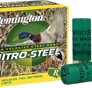 REMINGTON NITRO-STEEL 12GA 3" - 1-1/4OZ #4 1450FPS 25RD 10BX/C