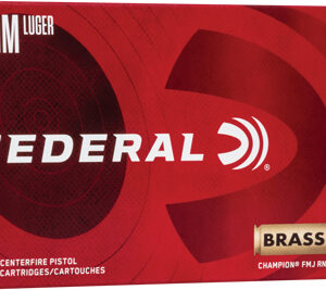 FEDERAL 9MM LUGER 115GR FMJ - 50RD 20BX/CS