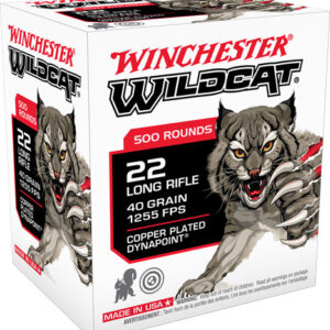 WINCHESTER WILDCAT 22LR 40GR - LEAD-RN 1255FPS 500RD 10BX/CS