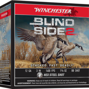 WINCHESTER BLIND SIDE 2 12GA - 3" 1-3/8OZ #BB 25RD 10BX/CS