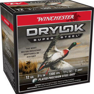 WINCHESTER DRYLOK 12GA 3.5" - 1-9/16OZ #2 1300FPS 25RD 10B/