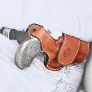 BOND ARMS DRIVING HOLSTER RH - THUMBSNAP LEATHER TAN