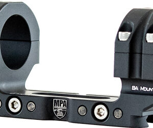 MPA SCOPE MOUNT BA 1-PC 30MM - 1.125" 0 MOA BLACK