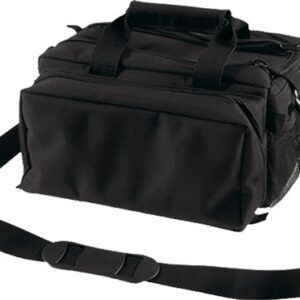 BULLDOG DELUXE RANGE BAG BLACK - HEAVY DUTY NYLON WATER RESIST