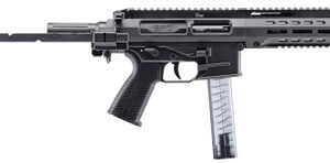 B&T AG BT-500003-TB SPC9 Pro Semi-Auto Pistol 9" 30+1 Black W/ Telescopic Brace Adapter