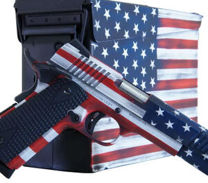 Citadel CITC45FUSAAC 1911-A1 .45 ACP 5" 8+1 US Flag Cerakote w/ Cerakoted Ammo Can