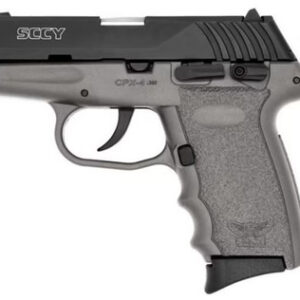 SCCY CPX-4CBSG .380 ACP 2.96" 10+1 DAO Black/Sniper Gray