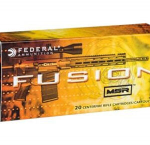 Federal 6.5 Grendel Modern Sporting Rifle F65GDLMSR1 120 Grain Spitzer Boat Tail 20 rounds