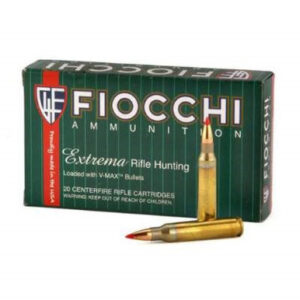 Fiocchi 22-250 Remington Extrema Ammunition FI22250HVB 40 Grain V-MAX 20 rounds